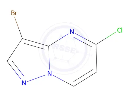 Chemical structure of 3-Bromo-5-chloropyrazolo[1,5-A]pyrimidine