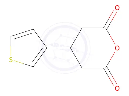 Chemical structure of 4-(3-thienyl)dihydro-2h-pyran-2,6(3h)-dione