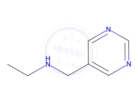 Chemical structure of N-(pyrimidin-5-ylmethyl)ethanamine