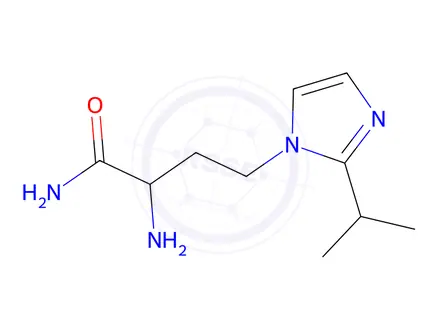 Chemical structure of 2-Amino-4-(2-isopropyl-1h-imidazol-1-yl)butanamide
