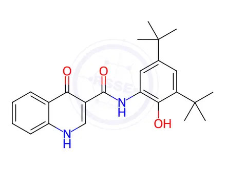 Chemical structure of Ivacaftor Ortho Isomer
