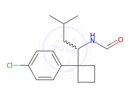 Chemical structure of N-Formyl N,N-Didesmethyl Sibutramine
