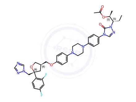 Chemical structure of Posaconazole Impurity 485
