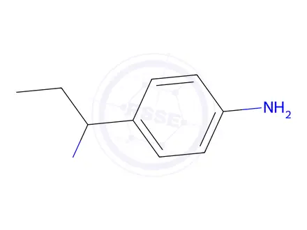 Chemical structure of Benzenemethanamine, 4-amino-alpha-ethyl-(9CI)