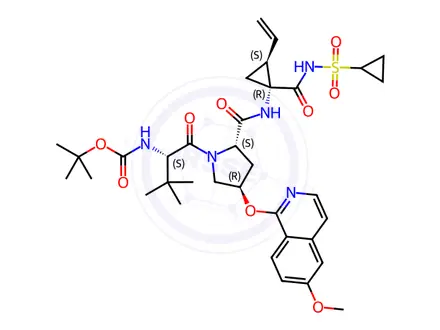 Chemical structure of Asunaprevir Impurity 46