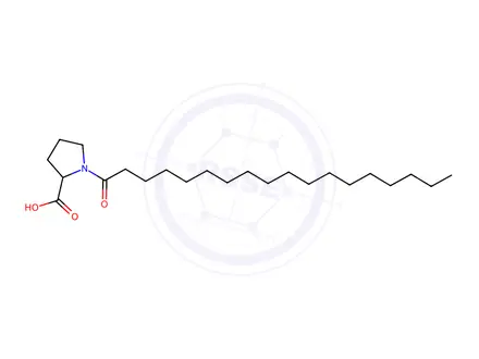 Chemical structure of 1-Stearoylpyrrolidine-2-carboxylic acid