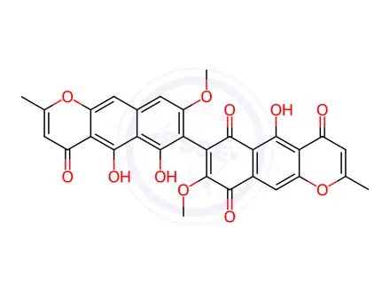 Chemical structure of Aurofusarin Impurity 4