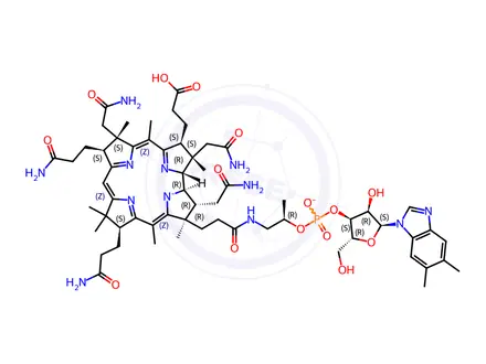 Chemical structure of Vitamin B12 EP Impurity D