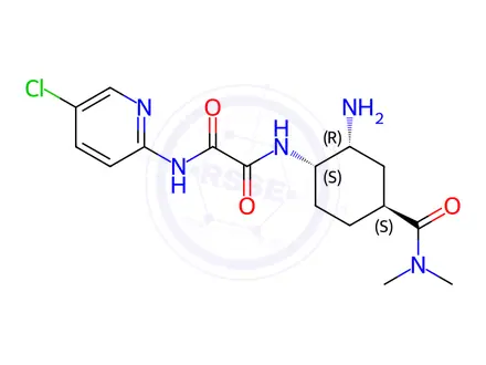 Chemical structure of Edoxaban Tosilate Impurity 3 Monomer