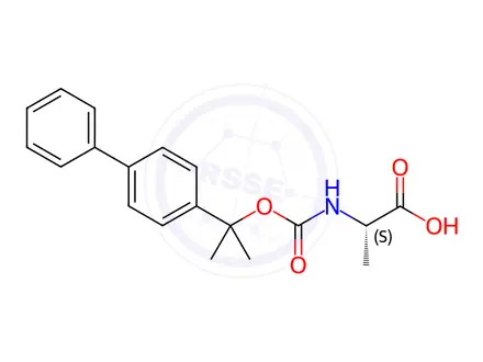 Chemical structure of BPOC-Ala-OH