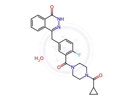 Chemical structure of Olaparib Monohydrate