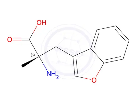 Chemical structure of (S)-2-Amino-3-(benzofuran-3-yl)-2-methylpropanoic acid