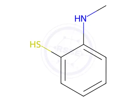Chemical structure of 2-(Methylamino)benzenethiol