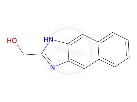 Chemical structure of 2-(Hydroxymethyl)-1H-naphtho[2,3-d]imidazole