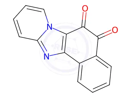 Chemical structure of Naphtho[1',2':4,5]imidazo[1,2-a]pyridine-5,6-dione