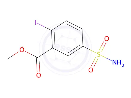 Chemical structure of Methyl 2-iodo-5-sulfamoylbenzoate