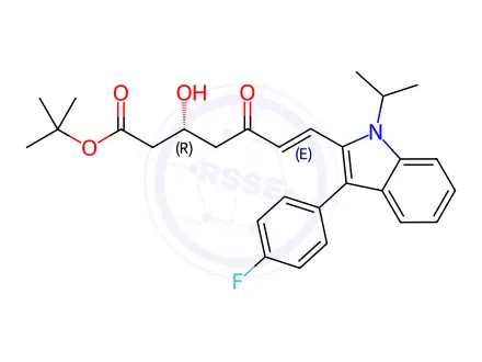 Chemical structure of Fluvastatin Impurity 53