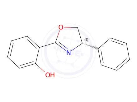 Chemical structure of (S)-2-(4-Phenyl-4,5-dihydrooxazol-2-yl)phenol