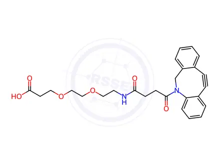 Chemical structure of DBCO-PEG2-acid