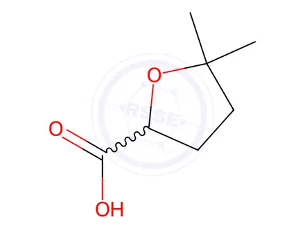 Chemical structure of 5,5-dimethyloxolane-2-carboxylic acid