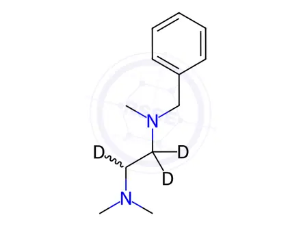 Chemical structure of N1-Benzyl-N1,N2,N2-Trimethylethane-1,2-Diamine-D3