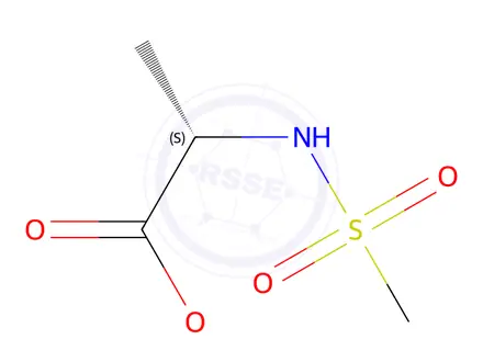 Chemical structure of methyl (2S)-2-methanesulfonamidopropanoate