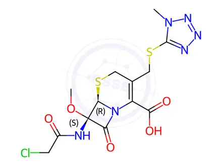 Chemical structure of Cefmetazole Impurity 96