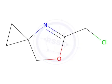 Chemical structure of 5-(Chloromethyl)-6-oxa-4-azaspiro[2.4]hept-4-ene
