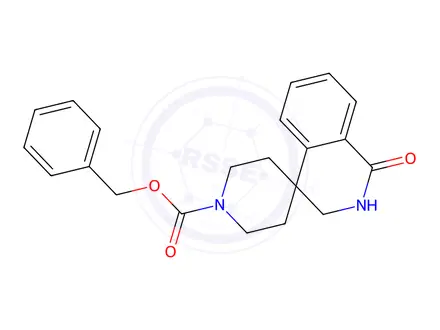 Chemical structure of Benzyl 1-oxo-2,3-dihydro-1H-spiro[isoquinoline-4,4'-piperidine]-1'-carboxylate
