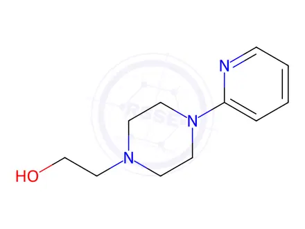 Chemical structure of 4-(2-Pyridinyl)-1-piperazineethanol