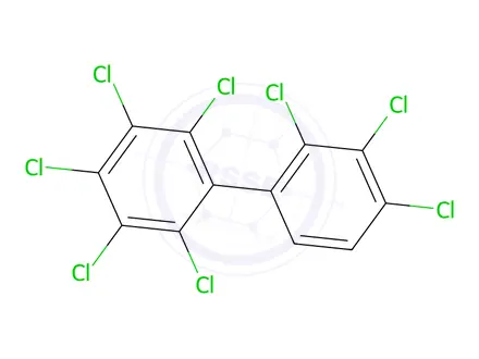 Chemical structure of PCB 195