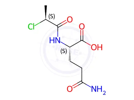 Chemical structure of L-Alanyl-L-Glutamine Impurity 4