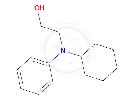 Chemical structure of 2-(cyclohexylphenylamino)ethanol