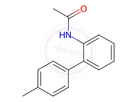 Chemical structure of N-(4'-methyl-[1,1'-biphenyl]-2-yl)acetamide