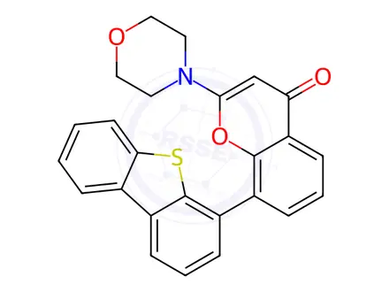 Chemical structure of NU 7441