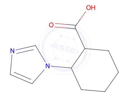 Chemical structure of 2-(1h-Imidazol-1-yl)cyclohexane-1-carboxylic acid