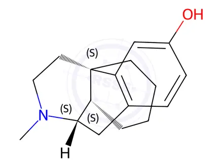 Chemical structure of Dextromethorphan Impurity E(EP)
