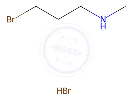 Chemical structure of 3-Bromo-N-methylpropan-1-amine Hydrobromide
