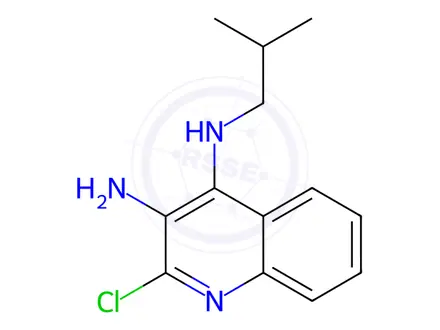 Chemical structure of 2-Chloro-N4-isobutylquinoline-3,4-diamine
