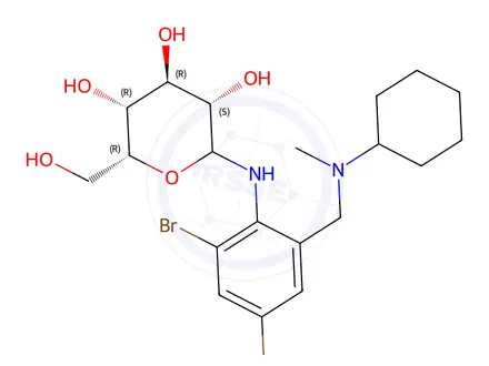 Chemical structure of Bromhexine impurity 67