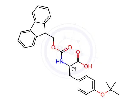 Chemical structure of Fmoc-D-Tyr(tBu)-OH