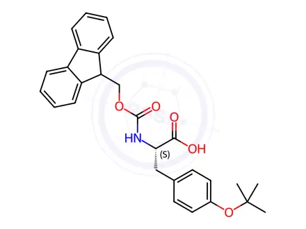 Chemical structure of Fmoc-O-Tert-Butyl-L-Tyrosine