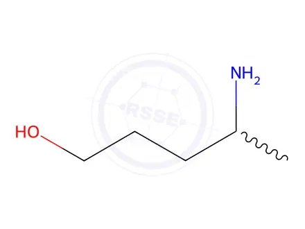 Chemical structure of 4-Amino-1-pentanol