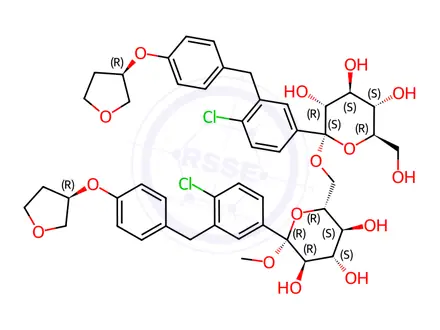 Chemical structure of Empagliflozin Impurity 334
