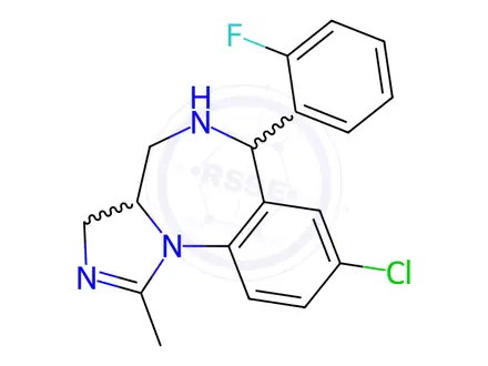 Chemical structure of Midazolam Impurity 10(Midazolam EP Impurity J)
