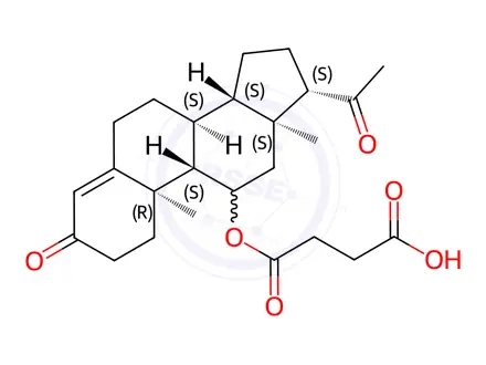 Chemical structure of Progesterone Impurity 171