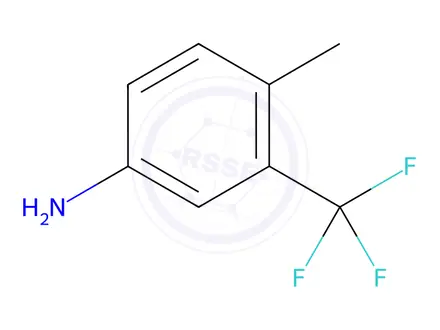 Chemical structure of 5-Amino-2-methylbenzotrifluoride