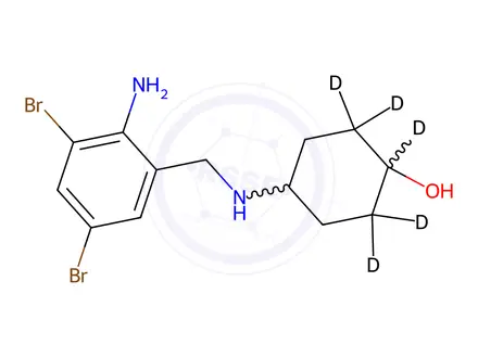 Chemical structure of rac-cis-Ambroxol-d5