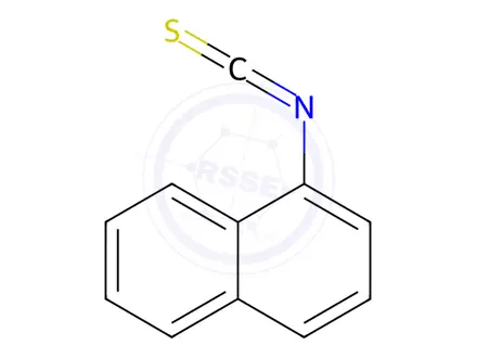 Chemical structure of 1-Naphthyl isothiocyanate