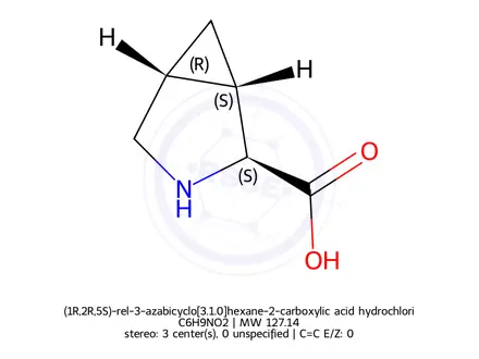 Chemical structure of 3-AZABICYCLO[3.1.0]HEXANE-2-CARBOXYLIC ACID